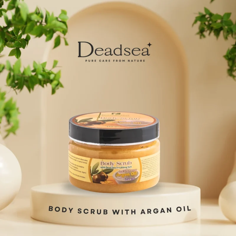 مقشر الجسم بزيت الأرجان