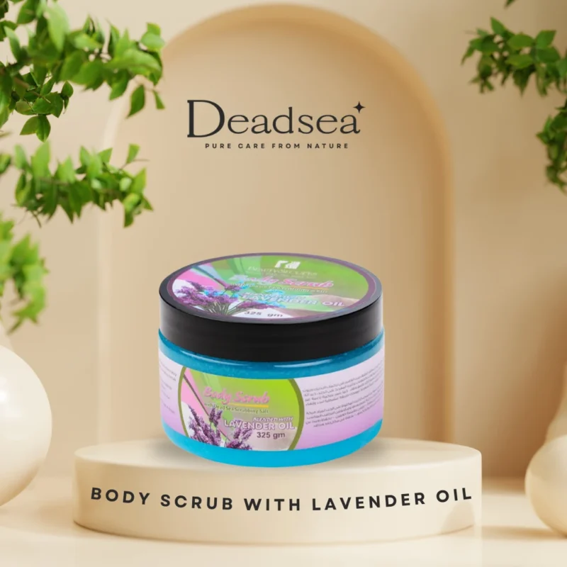 مقشر الجسم مع زيت اللافندر