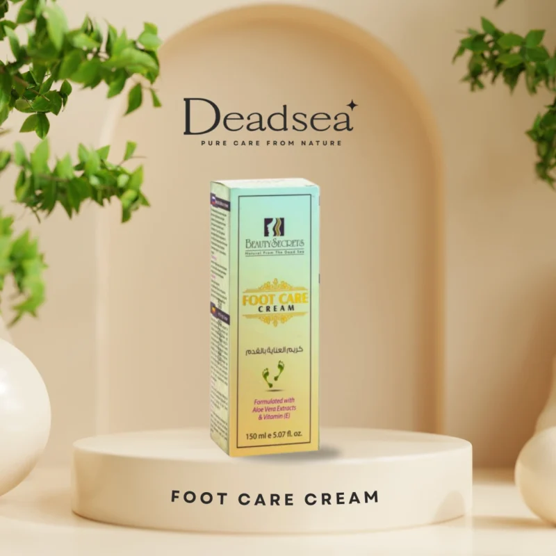 كريم العناية بالقدمين مع معادن البحر الميت والألوفيرا